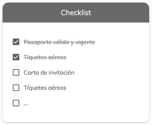 checklist